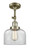 Franklin Restoration LED Semi-Flush Mount in Antique Brass (405|201F-AB-G72-LED)