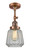 Franklin Restoration One Light Semi-Flush Mount in Antique Copper (405|201F-AC-G142) Franklin Restoration One Light Semi-Flush Mount in Antique Copper (405|201F-AC-G142)