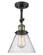 Franklin Restoration One Light Semi-Flush Mount in Black Antique Brass (405|201F-BAB-G44)