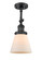 Franklin Restoration One Light Semi-Flush Mount in Matte Black (405|201F-BK-G61) Franklin Restoration One Light Semi-Flush Mount in Matte Black (405|201F-BK-G61)