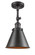 Franklin Restoration One Light Semi-Flush Mount in Oil Rubbed Bronze (405|201F-OB-M13-OB)