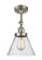 Franklin Restoration LED Semi-Flush Mount in Brushed Satin Nickel (405|201F-SN-G44-LED)