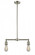 Franklin Restoration Two Light Island Pendant in Brushed Satin Nickel (405|209-SN)
