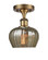 Ballston One Light Semi-Flush Mount in Brushed Brass (405|516-1C-BB-G96)