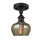 Ballston One Light Semi-Flush Mount in Oil Rubbed Bronze (405|516-1C-OB-G96)
