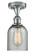 Ballston One Light Semi-Flush Mount in Polished Chrome (405|516-1C-PC-G257) Ballston One Light Semi-Flush Mount in Polished Chrome (405|516-1C-PC-G257)