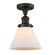 Franklin Restoration LED Semi-Flush Mount in Oil Rubbed Bronze (405|517-1CH-OB-G41-LED)