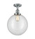 Franklin Restoration LED Semi-Flush Mount in Polished Chrome (405|517-1CH-PC-G202-12-LED)