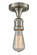 Franklin Restoration One Light Semi-Flush Mount in Brushed Satin Nickel (405|517-1C-SN)
