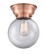 Franklin Restoration LED Flush Mount in Antique Copper (405|623-1F-AC-G202-8-LED)