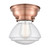 Franklin Restoration One Light Flush Mount in Antique Copper (405|623-1F-AC-G324)