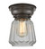 Franklin Restoration One Light Flush Mount in Oil Rubbed Bronze (405|623-1F-OB-G142)