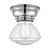 Franklin Restoration One Light Flush Mount in Polished Chrome (405|623-1F-PC-G324)