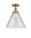 Ballston Urban LED Semi-Flush Mount in Brushed Brass (405|916-1C-BB-G42-L-LED)