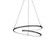 Twist LED Pendant in Black (347|PD11119-BK)