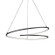 Twist LED Pendant in Black (347|PD11132-BK)