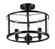 Sentinel Three Light Semi Flush Mount in Black (16|25250CLBK)