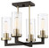 Ainsley Court Four Light Semi Flush Mount in Aged Kinston Bronze w/Brass Highlights (7|3049-560)