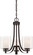 Parsons Studio Three Light Chandelier in Smoked Iron (7|4103-172)