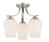Shyloh Three Light Semi Flush / Chandelier in Brushed Nickel (7|4926-84)