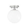 Stella One Light Semi Flush Mount in Polished Nickel (428|H105601-PN)