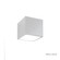 Bloc LED Outdoor Wall Sconce in White (281|WS-W9201-WT)