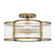 Aster Four Light Semi-Flush Mount in Weathered Brass (10|ASR1715WS)