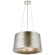 Halo Two Light Pendant in Burnished Silver Leaf (268|BBL 5089BSL)