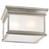 Club Square Three Light Flush Mount in Antique Nickel (268|CHC 4129AN-FG)