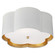 Bryce Two Light Flush Mount in Plaster White (268|KS 4117WHT/G-FA) Bryce Two Light Flush Mount in Plaster White (268|KS 4117WHT/G-FA)