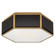 Bradford Two Light Flush Mount in Black and Soft Brass (268|KS 4120BLK/SB-FG)