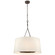 Dauphine Six Light Pendant in Aged Iron (268|S 5401AI-L)