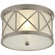 Montpelier Two Light Flush Mount in Antique Nickel (268|SK 4010AN-FG) Montpelier Two Light Flush Mount in Antique Nickel (268|SK 4010AN-FG)