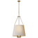 Dalston Four Light Pendant in Hand-Rubbed Antique Brass (268|SP 5020HAB-NP)