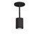 Tube Arch LED Pendant in Black (34|DS-PD05-F930-BK)