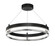 Grande Illusion LED Semi Flush Mount in Coal W/ Polished Nickel Highli (29|N7992-572-L)