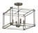 Langen Square Four Light Semi Flush Mount in Antique Nickel (7|3859-756)