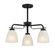 Kaitlen Three Light Semi Flush / Chandelier in Coal (7|4883-66A)