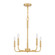 Abner Five Light Chandelier in Aged Brass (10|ABR5018AB) Abner Five Light Chandelier in Aged Brass (10|ABR5018AB)