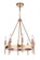Larrson Eight Light Chandelier in Satin Brass (46|54328-SB)