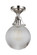 State House One Light Semi Flush Mount in Polished Nickel (46|X8326-PLN-C)