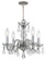 Traditional Crystal Four Light Mini Chandelier in Polished Chrome (60|1064-CH-CL-SAQ)