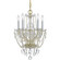 Traditional Crystal Five Light Mini Chandelier in Polished Brass (60|1129-PB-CL-S)