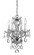Traditional Crystal Four Light Mini Chandelier in Polished Chrome (60|5534-CH-CL-I)