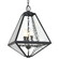 Glacier Three Light Outdoor Chandelier in Black Charcoal (60|GLA-9705-WT-BC)