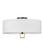 Link Off White LED Foyer Pendant in Black (13|41810BK)