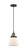 Franklin Restoration One Light Mini Pendant in Black Antique Brass (405|201CSW-BAB-G61)