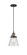 Franklin Restoration One Light Mini Pendant in Black Antique Brass (405|201CSW-BAB-G64)