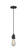 Franklin Restoration One Light Mini Pendant in Matte Black (405|201CSW-BK)