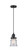 Franklin Restoration LED Mini Pendant in Matte Black (405|201CSW-BK-G184S-LED)